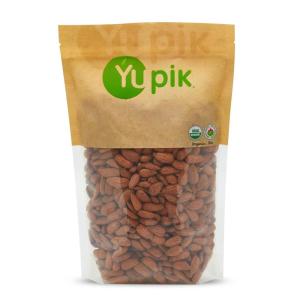 Yupik Organic Raw European Almonds, 2.2 lb, Non-Gmo, Vegan, Gluten-Free, Good Source Of Protein, Fiber, Iron & Calcium, Low In Carb, Pack of 1(2.2 Pound (Pack of 1))