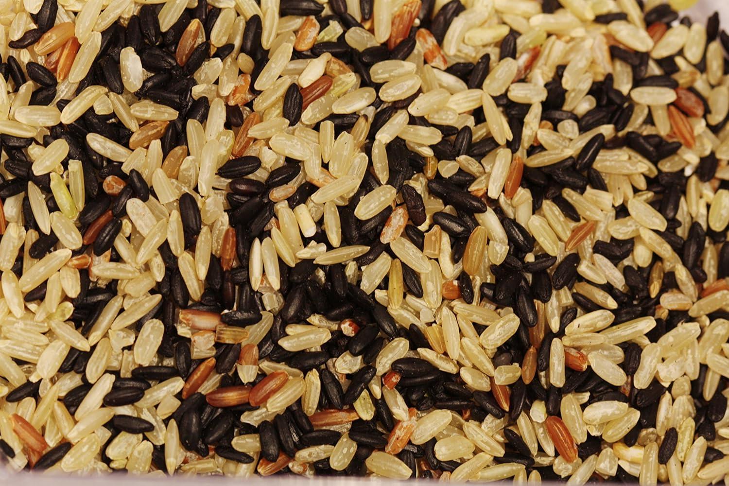 image:imageYupik Organic Ancient Black Rice Mix 22 lb 352 oz NonGMO Vegan Kosher Brown amp Black Whole Grain Rice Blend SaltFree Source of Fiber Easy Preparation Ideal for Side Dishes amp MoreBlack Rice Blend