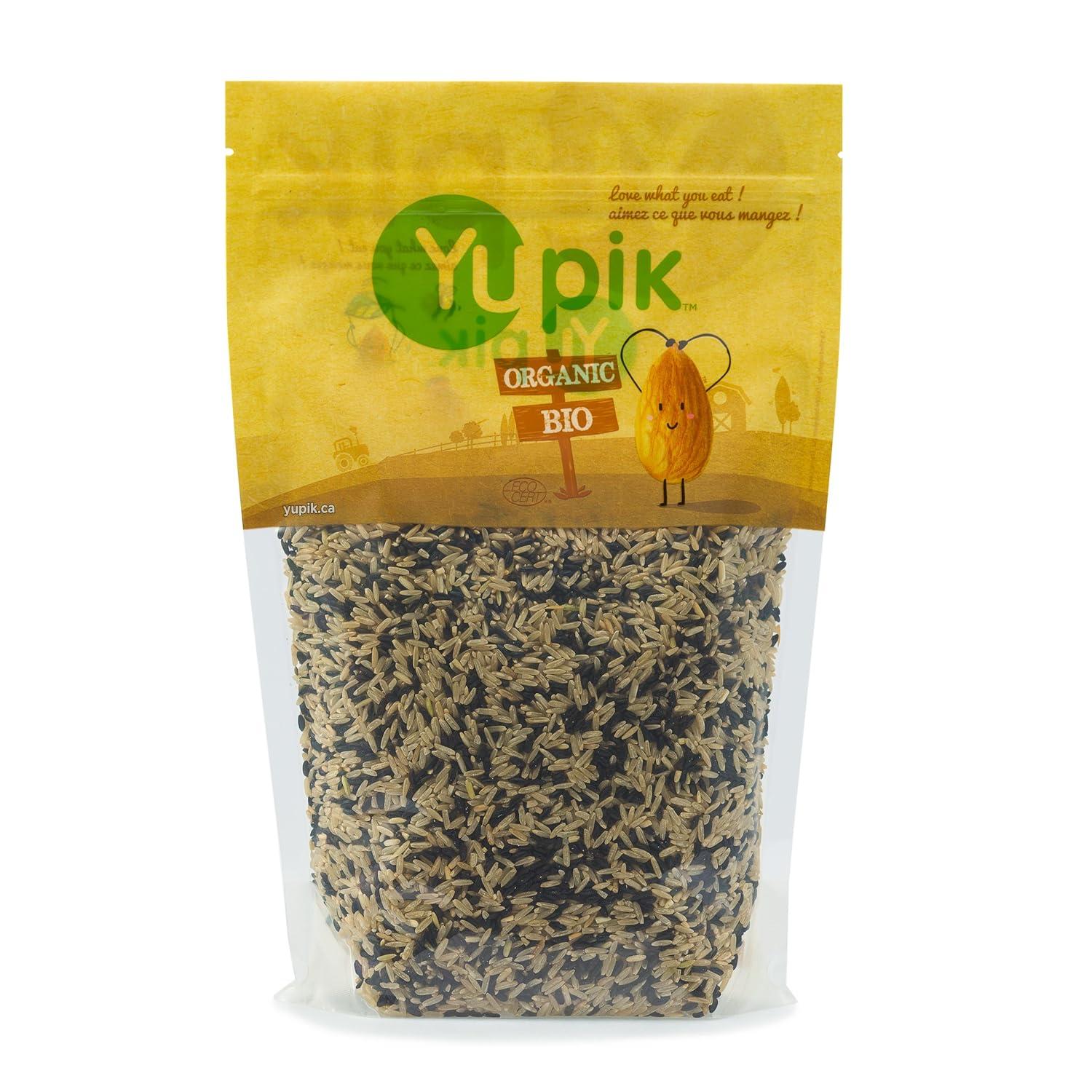 image:imageYupik Organic Ancient Black Rice Mix 22 lb 352 oz NonGMO Vegan Kosher Brown amp Black Whole Grain Rice Blend SaltFree Source of Fiber Easy Preparation Ideal for Side Dishes amp MoreBlack Rice Blend