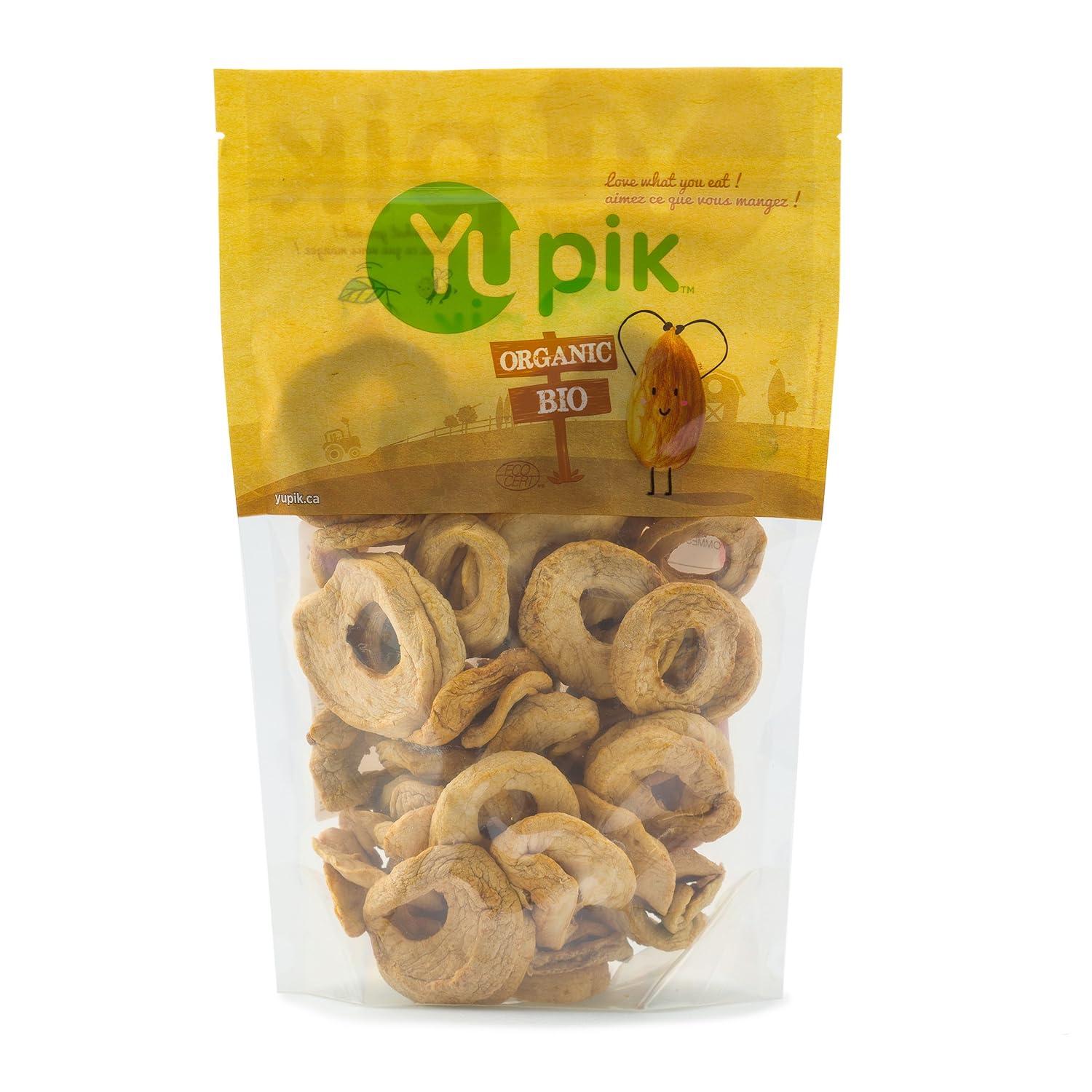 image:imageYupik Organic Dried Apple Rings 1 lb 16 oz Kosher Soft Dried Fruits Peeled Apple Slices No Added Sugar OilFree Source of Fiber Healthy Snacks Ideal for Baking amp ToppingDried Apple Rings