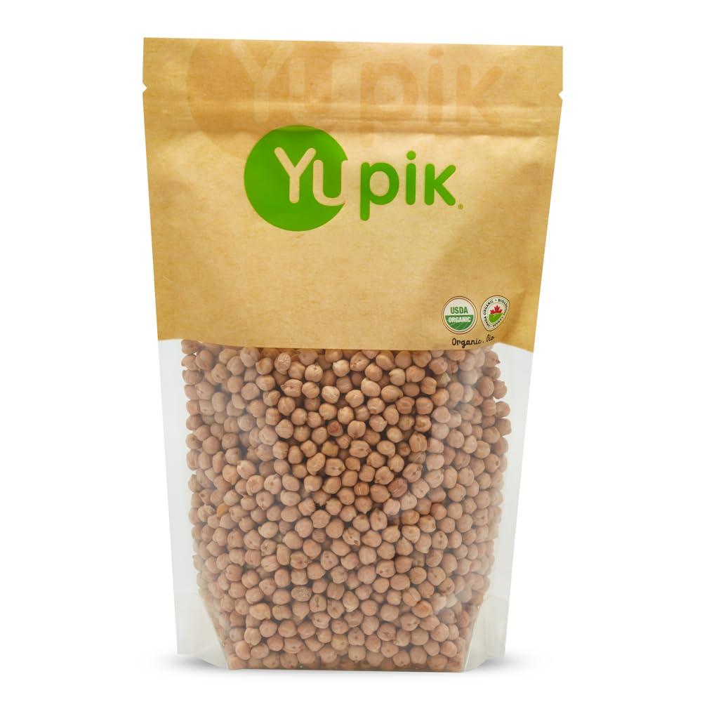 image:imageYupik Organic Raw Chickpeas 22 lb 352 oz Pack of 6 Garbanzo Beans NonGMO Vegan GlutenFree Kosher USDA Certified HighProtein Legumes for Hummus Soups Salads amp Toppings Chick Peasraw chickpeas