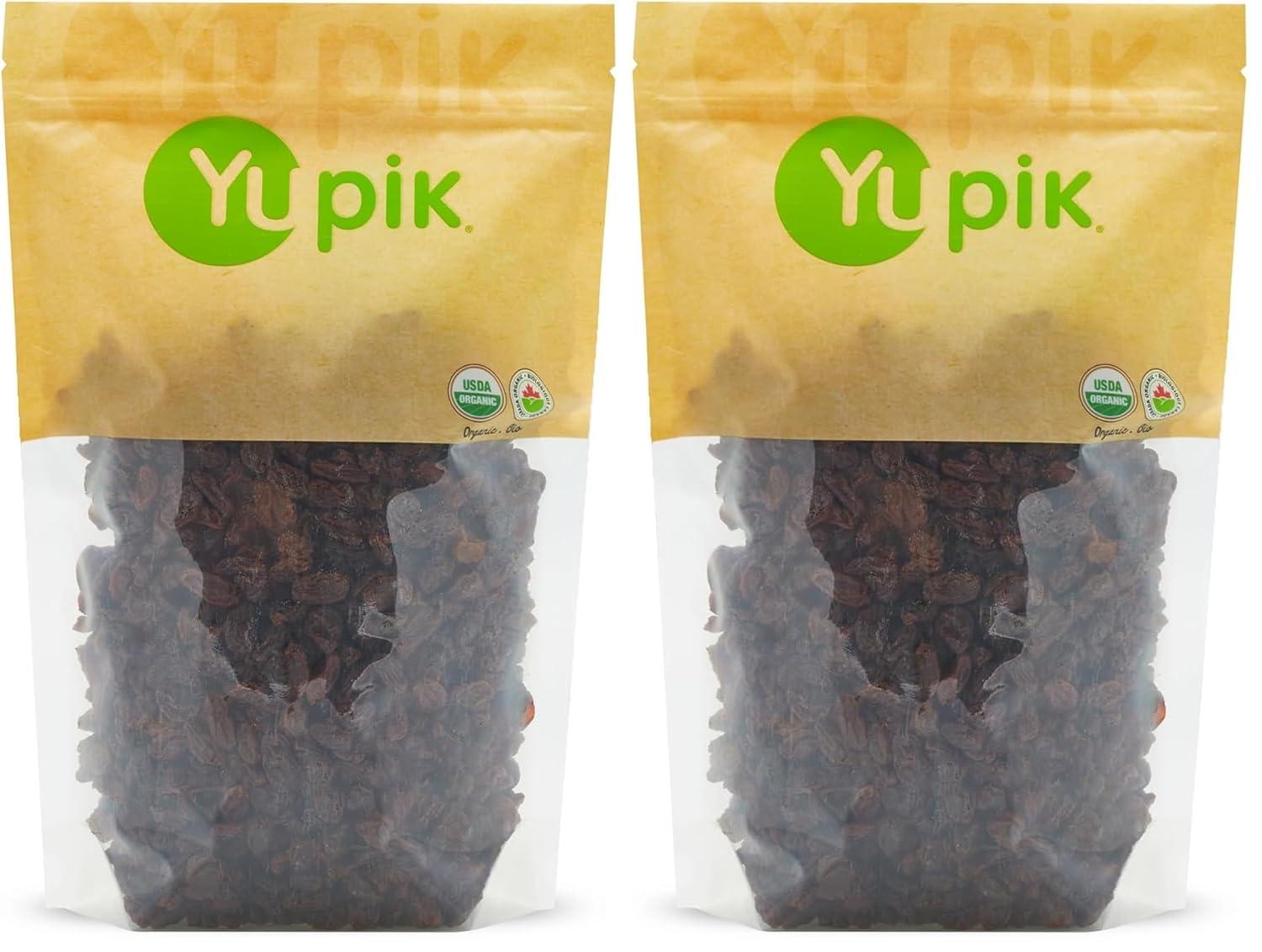 image:imageYupik Organic Sultana Raisins 22 lb 352 oz GlutenFree Kosher NonGMO Vegan Whole Dried Fruits Naturally Sweet No Added Sugar Seedless Healthy Snacks Ideal for Baking amp ToppingThompson Raisins