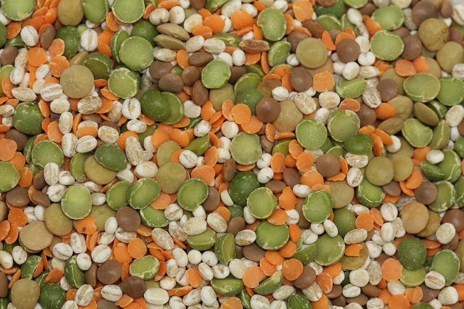 image:imageYupik Organic Sunny Soup Mix with Lentils amp Green Peas 22 lb 352 oz NonGMO Vegan Kosher Source of Protein Fiber amp Iron Ideal for Soups Salads amp Vegetarian MealsSunny Soup