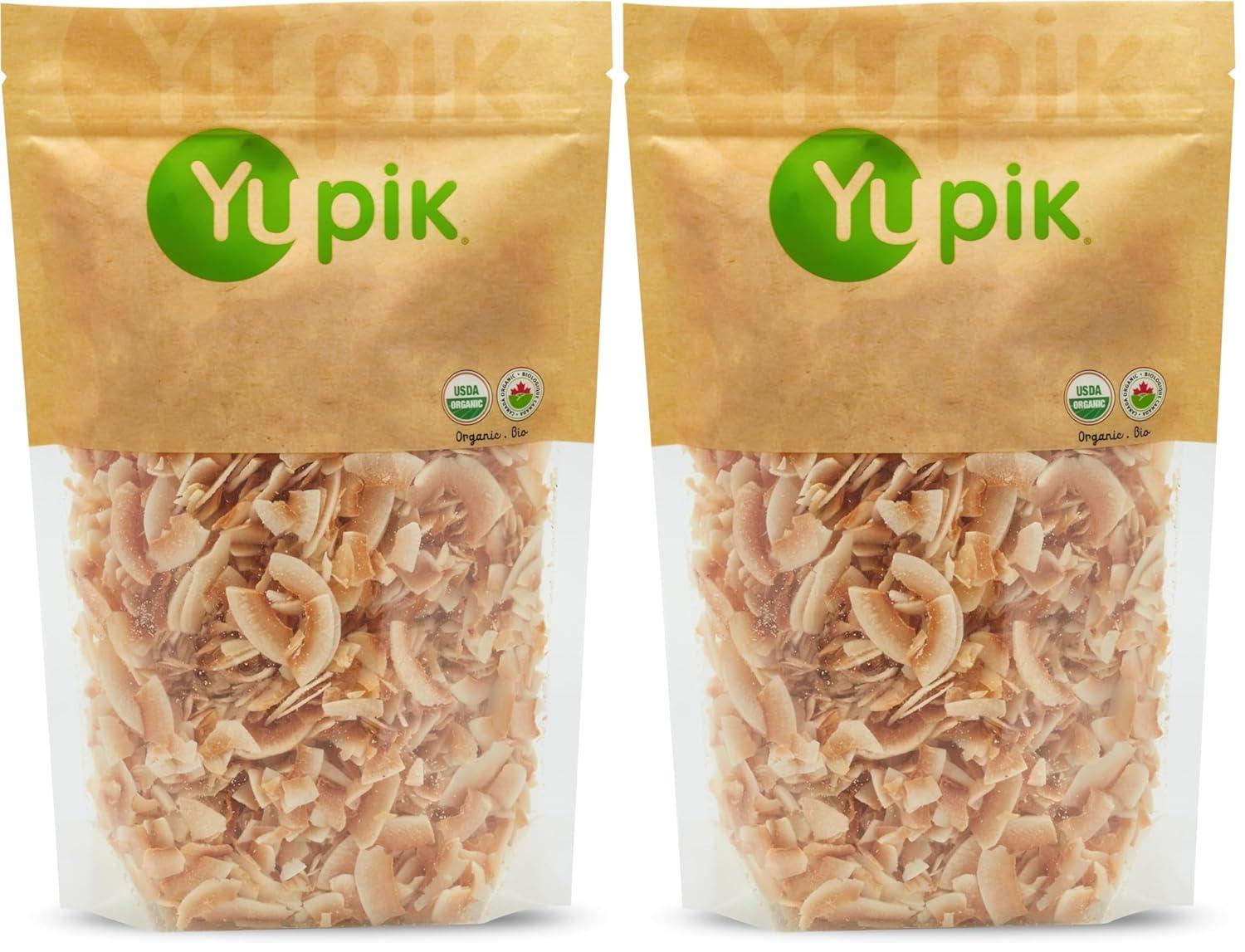 image:imageYupik Organic Toasted Desiccated Coconut Chips 16 Oz NonGMO Vegan GlutenFree Pack of 1Organic Toasted Desiccated Coconut