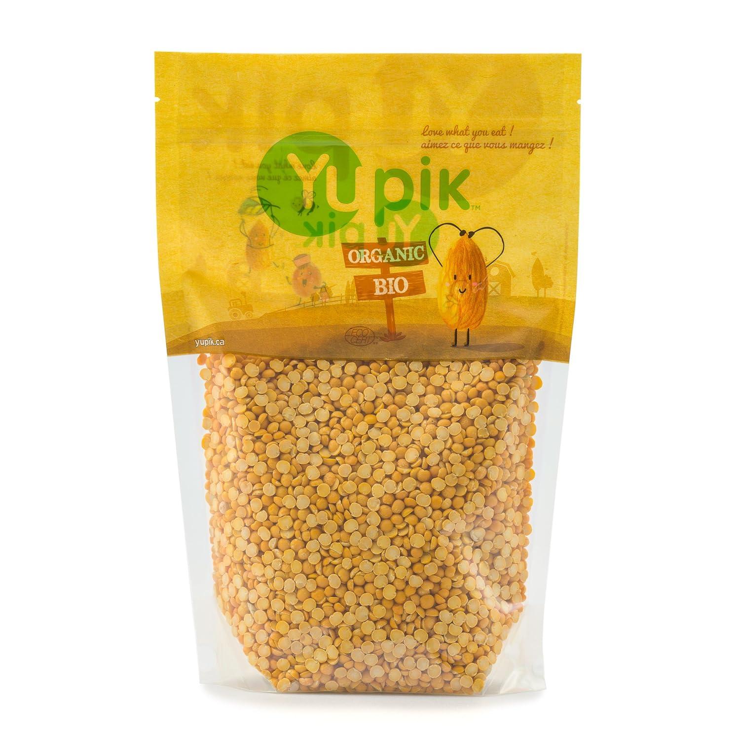 image:imageYupik Organic Yellow Split Peas 22 lb 352 oz USDA Certified NonGMO Vegan GlutenFree Hearty amp Sweet Flavour Excellent Source of Protein amp Fiber Perfect for Soups Stews amp SaladsOrganic Split Yellow