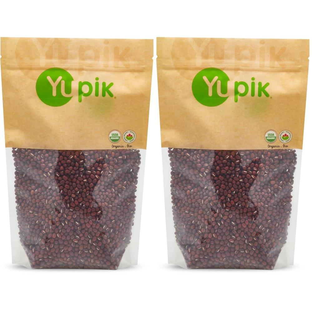 image:imageYupik Organic Adzuki Beans 22 lb 352 oz NonGMO Vegan amp GlutenFree USDA Certified Kosher Mildly Nutty Flavour Ideal for Soups Stews amp Casseroles22 Pound Pack of 2