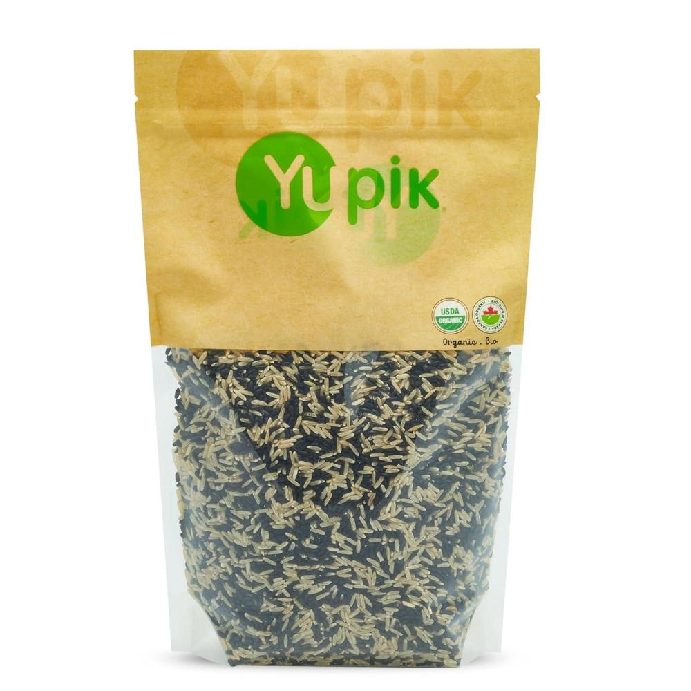 image:imageYupik Organic Ancient Black Rice Mix 22 lb 352 oz NonGMO Vegan Kosher Brown amp Black Whole Grain Rice Blend SaltFree Source of Fiber Easy Preparation Ideal for Side Dishes amp MoreBlack Rice Blend