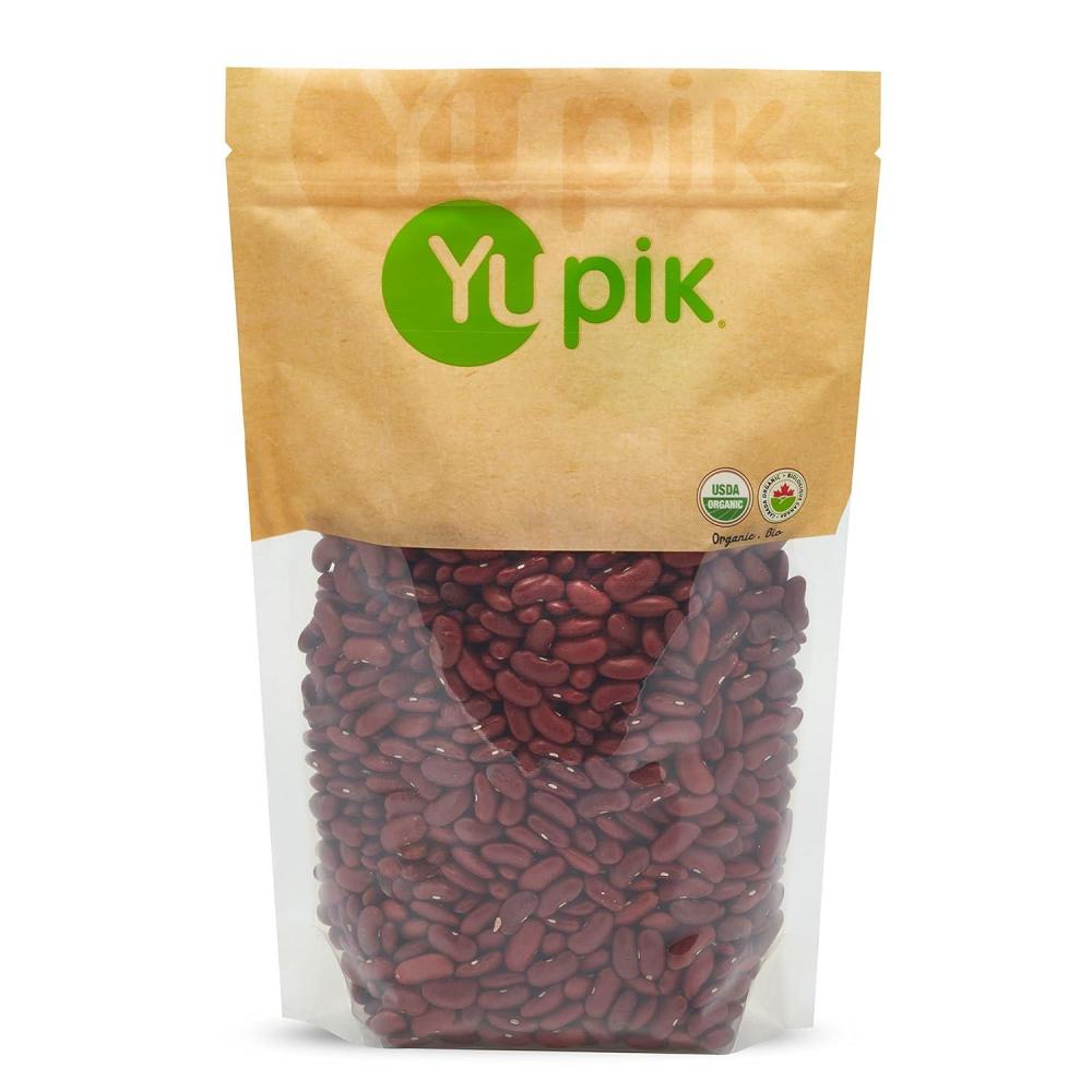 image:imageYupik Organic Dark Red Kidney Beans 22 lb 353 oz NonGMO Vegan amp GlutenFree USDA Certified Kosher Dried Legumes High in Fiber amp Protein Perfect for Soups Salads amp Chili352 Ounce Pack of 6