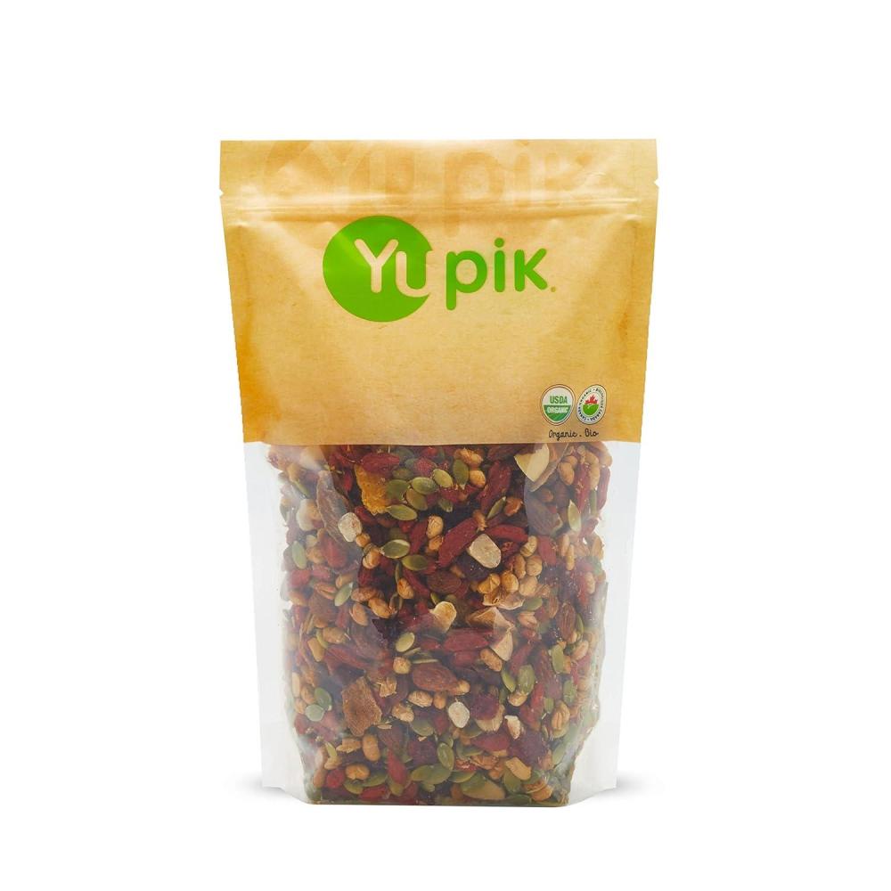 image:imageYupik Organic Kathmandu Mix 1 lb 16 oz Pack of 6 GlutenFree Vegan NonGMO Colorful Dried Fruit Seeds Beans amp Nuts with Goji Berries Mango Brazil Nuts Pumpkin Seeds amp Tamari AlmondsMango