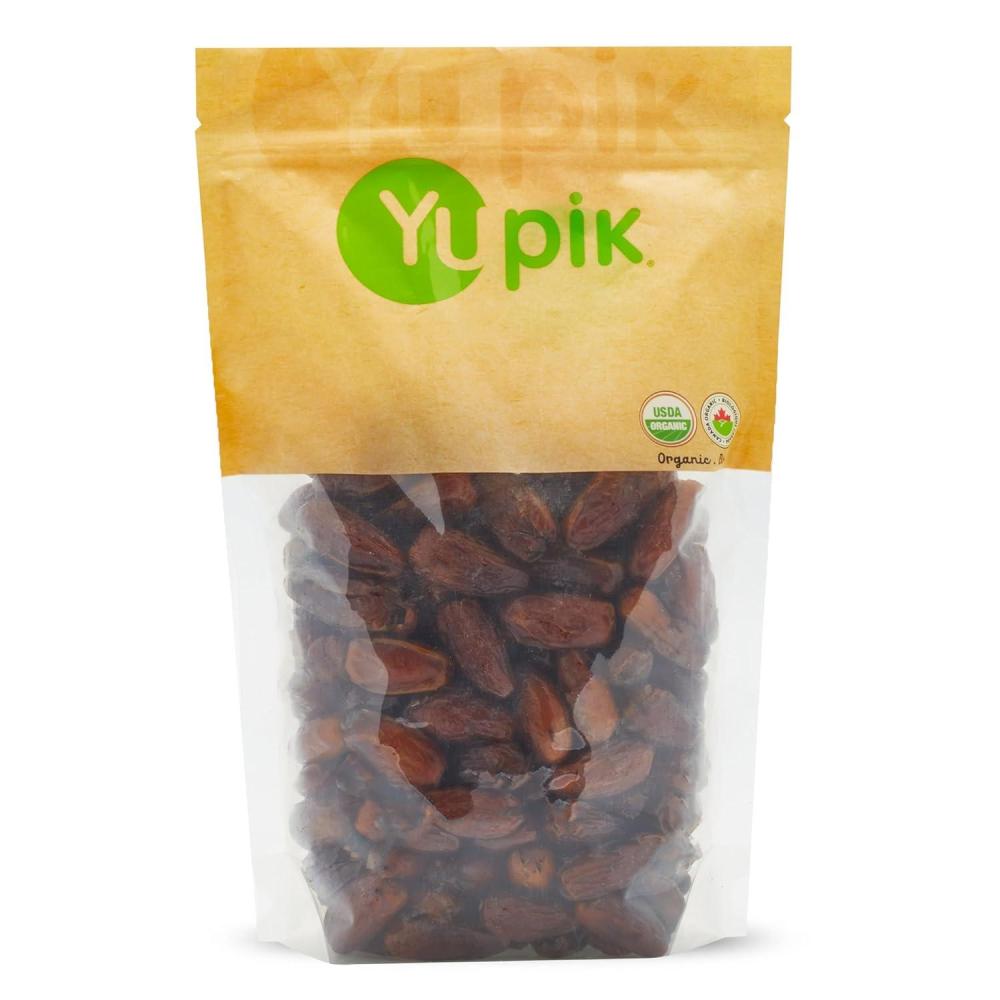 image:imageYupik Organic Medjool Dates with Pits 22 lb 352 oz NonGMO GlutenFree Vegan Kosher Dried Fruits Naturally Sweet SulphiteFree Source of Fiber Healthy Snacks Ideal for Baking amp ToppingDeglet Nour Pitted Dates