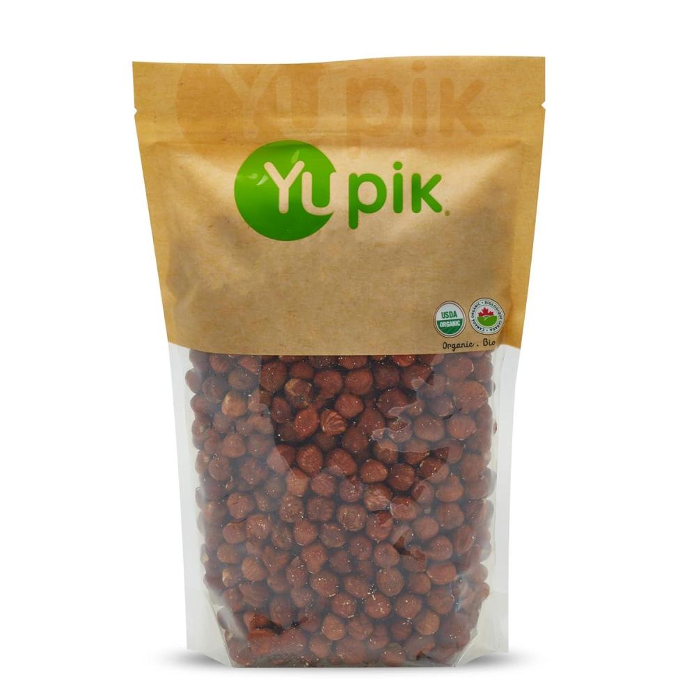 image:imageYupik Organic Raw Hazelnuts 22 lb 352 oz GlutenFree NonGMO Kosher Vegan Raw Nuts Filberts Whole Hazelnuts With Skin Unsalted Unroasted OilFree Source of Fiber amp Iron22 Pound Pack of 6