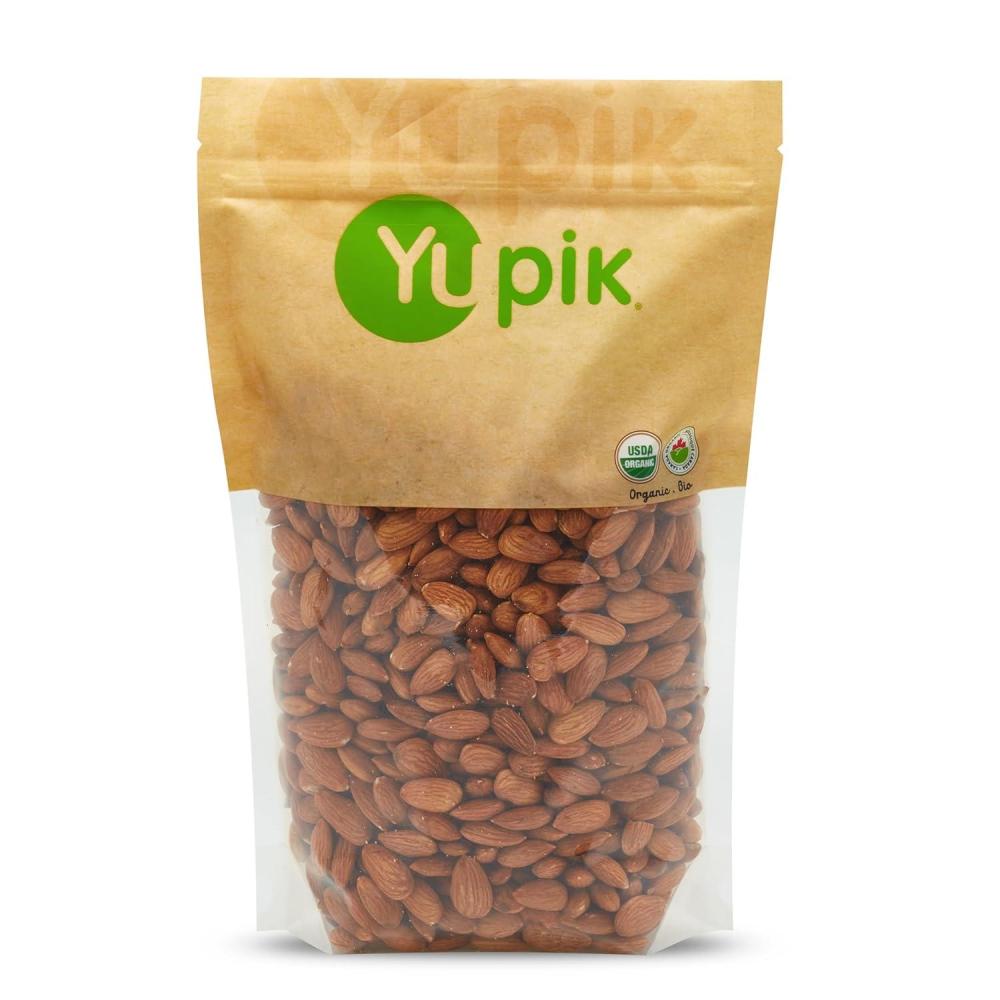 image:imageYupik Organic Sliced European Almonds With Skins 1 lb Unblanched GlutenFree Kosher Raw Good Source Of Protein Fiber Iron amp Calcium Low In Carb Pack of 122 Pound Pack of 1