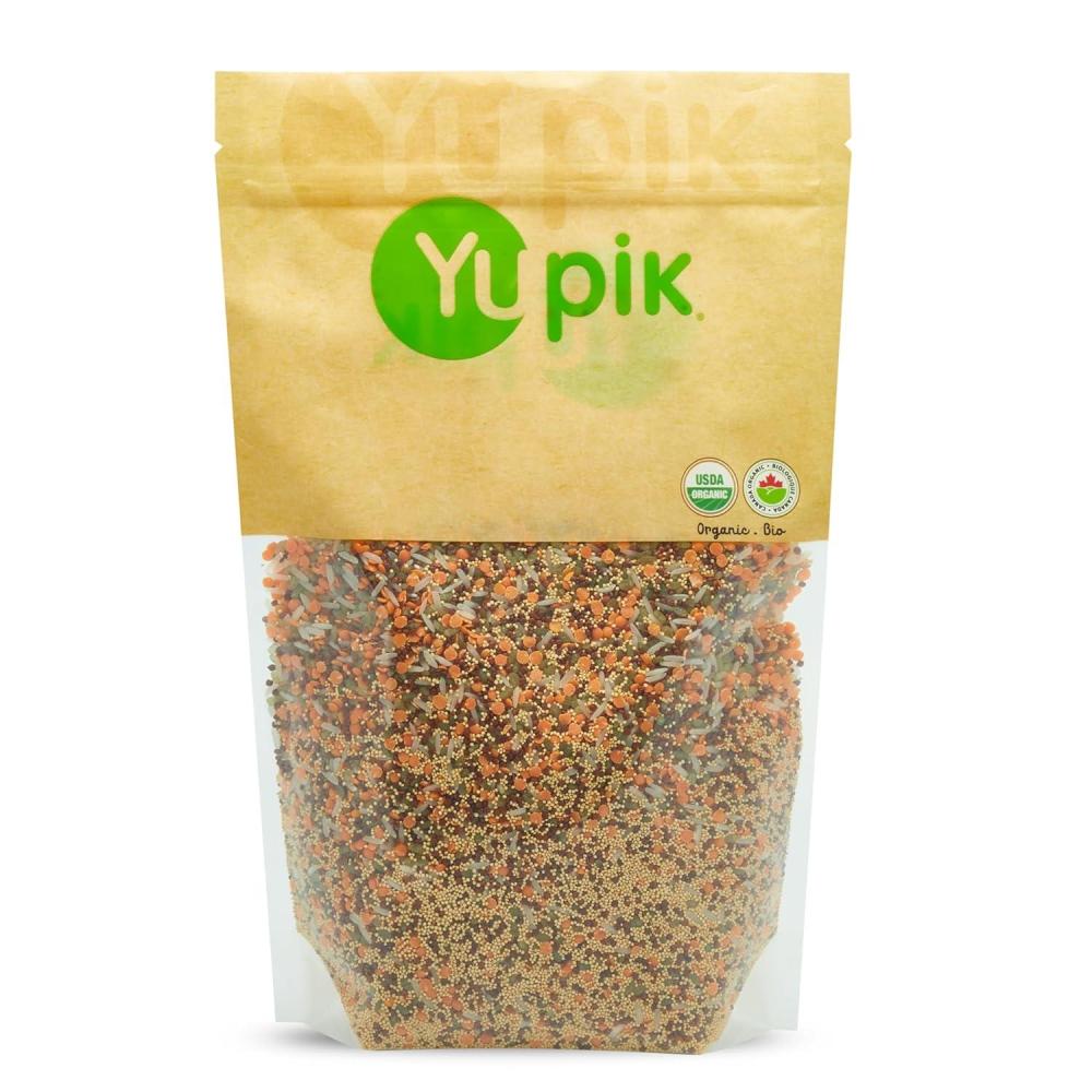 image:imageYupik Organic Sunny Soup Mix with Lentils amp Green Peas 22 lb 352 oz NonGMO Vegan Kosher Source of Protein Fiber amp Iron Ideal for Soups Salads amp Vegetarian MealsOrganic Quinoa Bamboo Rice
