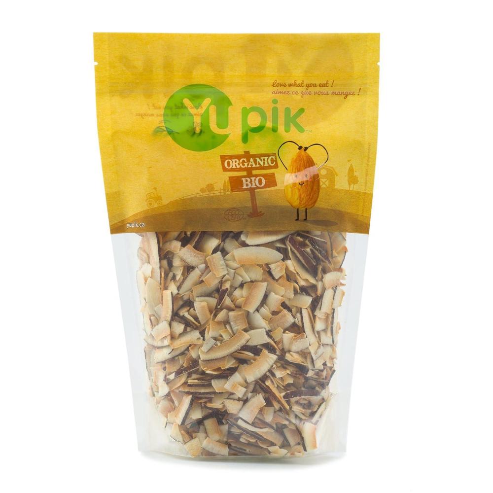 image:imageYupik Organic Toasted Coconut Smiles 22 lb 352 oz NonGMO Vegan GlutenFree Kosher Crunchy Unsweetened Coconut Thick Shavings No Added Sugar OilFree Source of Fiber Healthy Snacks22 Pound Pack of 6