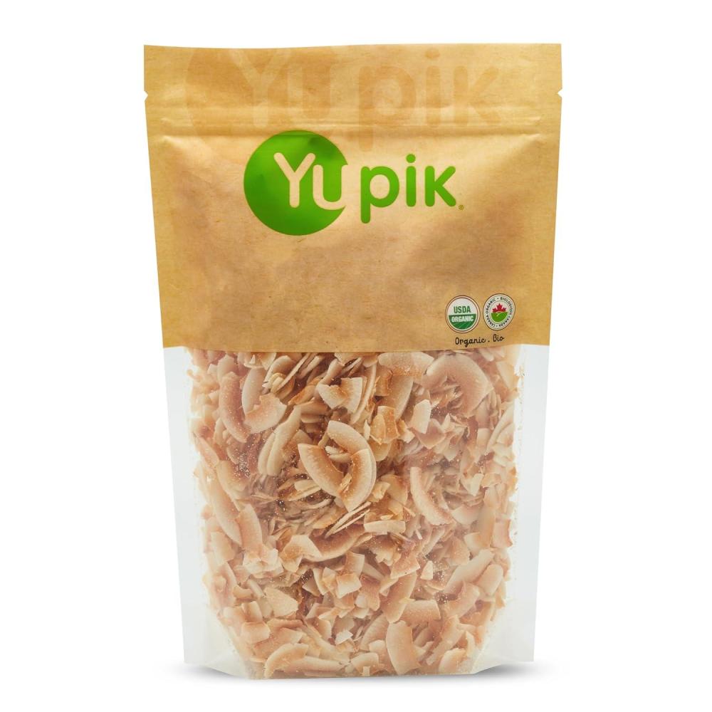 image:imageYupik Organic Toasted Desiccated Coconut Chips 16 Oz NonGMO Vegan GlutenFree Pack of 1Organic Toasted Desiccated Coconut