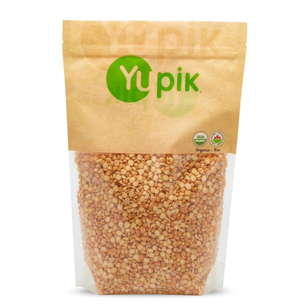 image:imageYupik Organic Yellow Split Peas 22 lb 352 oz USDA Certified NonGMO Vegan GlutenFree Hearty amp Sweet Flavour Excellent Source of Protein amp Fiber Perfect for Soups Stews amp SaladsOrganic Split Yellow