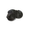 Yupik Organic Black Licorice Rolls, 1.1 lb (17.6 oz), Non-GMO, Helix Shaped, Natural Licorice Flavor, Chewy Candy, Fun Treat, Delicious Snack, Halloween Treats, Ideal for Gifting & Decorating(1.1 lb (Pack of 6))