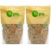 Yupik Organic Sunny Soup Mix with Lentils & Green Peas, 2.2 lb (35.2 oz), Non-GMO, Vegan, Kosher, Source of Protein, Fiber & Iron, Ideal for Soups, Salads & Vegetarian Meals(Sunny Soup)