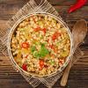 Yupik Toasted Pearl Tricolor Couscous, 2.2 lb (35.2 oz), Vegan, Kosher, Nutty Flavour, Low-Calorie, Cholesterol-free, Sodium-free, Versatile Grain for Salads, Soups & Side Dishes(Toasted Pearl Couscous)
