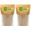 Yupik Organic Barley Flakes, 2.2 lb (35.2 oz), Non-GMO, Vegan, Kosher, Steamed, Rolled & Lightly Roasted Whole Barley Grains, Source of Fiber & Iron, Alternative to Oats, Ideal for Cooking & Baking(2.2 Pound (Pack of 2))