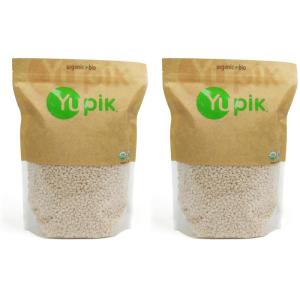 Yupik Organic Crispy Rice, 16 oz, Gluten-free, Low calorie, Crunchy topping, Versatile ingredient, Perfect for baking & recipes(23.8 cm x 9.5 cm x 31.5 cm (Pack of 2))