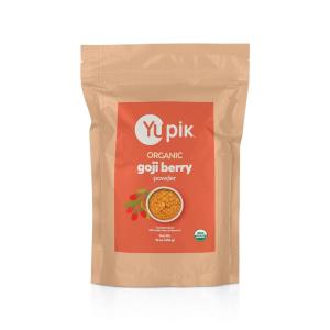 Yupik Organic Goji Berry Powder 1 lb (16 oz), USDA Certified, Non-GMO, Vegan, Gluten-Free, Source of Vitamin A, C & Fiber, Sweet Superfood for Smoothies, Baking & Oatmeal(1 Pound (Pack of 1))