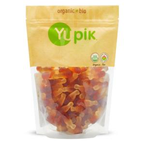 Yupik Organic Gummy Cola Bottles, 1.1 lb (17.6 oz), Gluten-Free, Non-GMO, Natural Flavor, Chewy Gummies, Sweet Candy, Delicious Snack, Ideal for Gifting & Holidays(1.1 Pound (Pack of 1))
