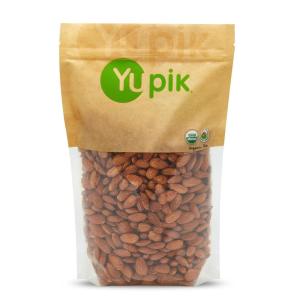 Yupik Organic Sliced European Almonds With Skins, 1 lb, Unblanched, Gluten-Free, Kosher, Raw, Good Source Of Protein, Fiber, Iron & Calcium, Low In Carb, Pack of 1(2.2 Pound (Pack of 1))