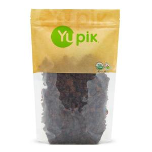 Yupik Organic Sultana Raisins, 2.2 lb (35.2 oz), Gluten-Free, Kosher, Non-GMO, Vegan, Whole Dried Fruits, Naturally Sweet, No Added Sugar, Seedless, Healthy Snacks, Ideal for Baking & Topping(Thompson Raisins)