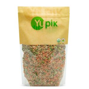 Yupik Organic Sunny Soup Mix with Lentils & Green Peas, 2.2 lb (35.2 oz), Non-GMO, Vegan, Kosher, Source of Protein, Fiber & Iron, Ideal for Soups, Salads & Vegetarian Meals(Sunny Soup)