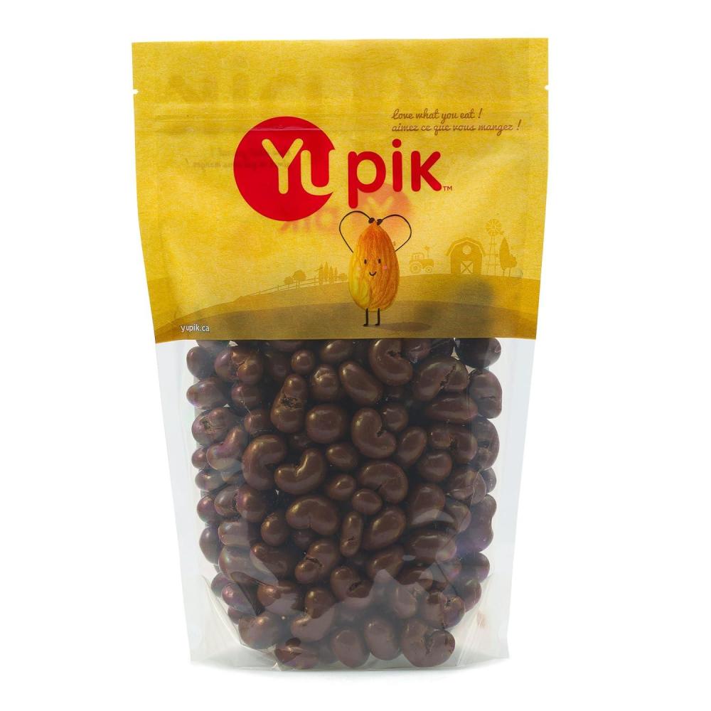 image:imageYupik Nuts Cashews Large Pieces 22 lb 352 oz Kosher Natural Unseasoned No Added Oil Fat Salt or Sugar High in Protein and Iron Low in Sodium Ideal for Snacking Cooking and ToppingsChocolate Covered
