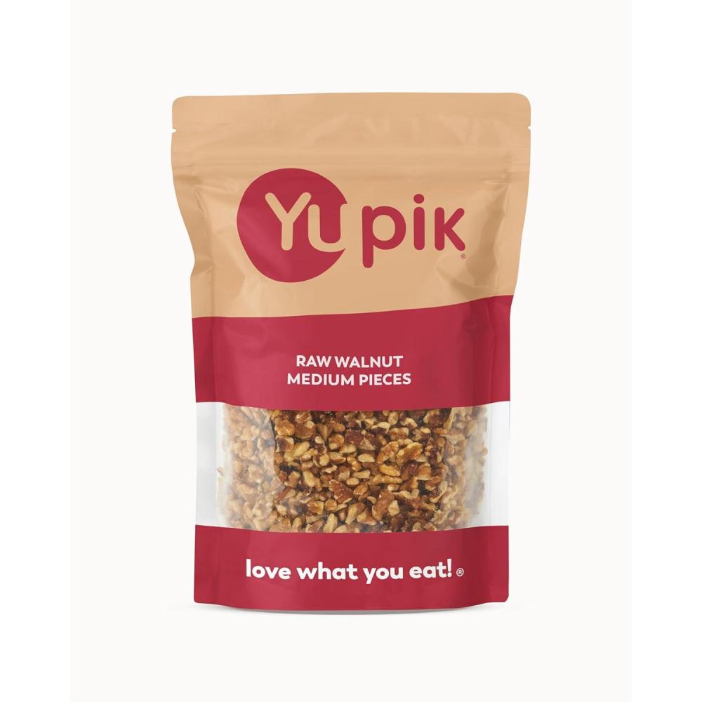 image:imageYupik Raw California Walnuts Medium Pieces 22 lb 352 oz Kosher GlutenFree Vegan Chopped Nuts Unsalted Unroasted Source of Omegas Healthy Snacks Ideal for Baking amp Cooking22000000000000002 Pound Pack of 1