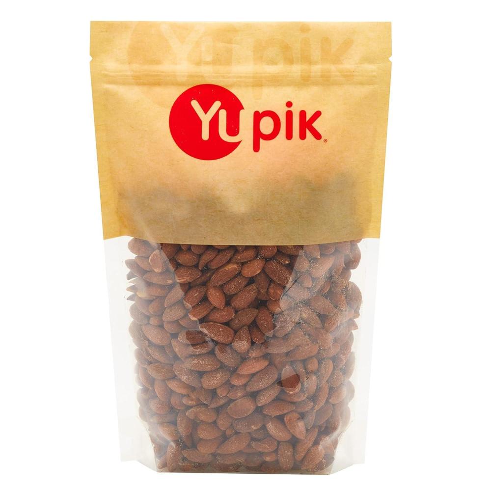 image:imageYupik Roasted Salted Almonds 22 lb 352 oz GlutenFree Kosher Crunchy Savory Snacks Roasted Almonds with Sea Salt Protein Nuts22 Pound Pack of 1