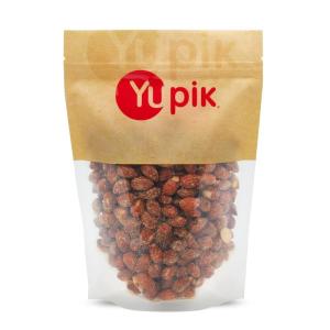 Yupik Lemon Pepper Almonds, 1 lb (16 oz), Vegan, Non-GMO, Kosher, Roasted Almonds, Crunchy Whole Nuts, Seasoned with Lemon Juice, Lemon Peel & Black Pepper, Zesty, Source of Fiber, Savory Snacks(1 lb (Pack of 1))