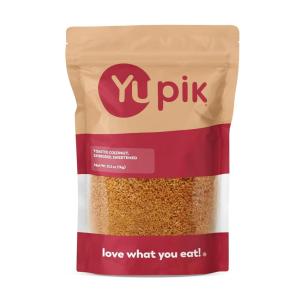 Yupik Toasted Coconut, Shredded, Sweetened, 2.2 lb (35.2 oz), Gluten-Free, Kosher, Vegan, Fine Coconut Flakes, Oil-Free, Source of Fiber, Sweet Snacks, Ideal for Baking & Topping(2.2 Pound (Pack of 1))