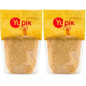 Yupik Toasted Coconut, Shredded, Sweetened, 2.2 lb (35.2 oz), Gluten-Free, Kosher, Vegan, Fine Coconut Flakes, Oil-Free, Source of Fiber, Sweet Snacks, Ideal for Baking & Topping(2.2 Pound (Pack of 2))