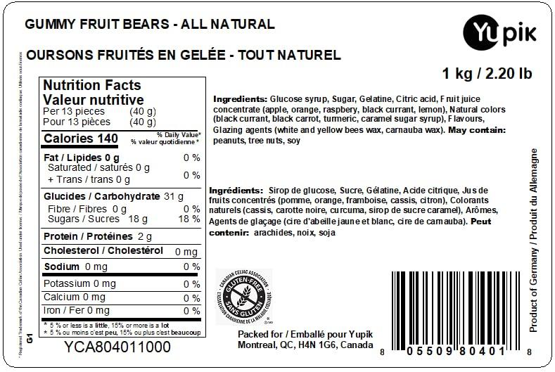 image:imageYupik Mini Gummy Worms 22 lb 352 oz GlutenFree DualColored Fruity Flavors Soft amp Chewy 2 Gummies Fun Treat Sweet Candy Delicious Snack Ideal for Gifting Holidays amp BakingFruitflavored