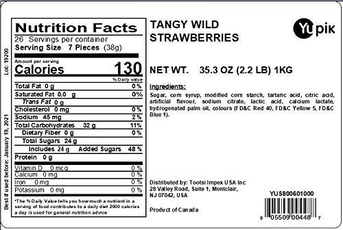 image:imageYupik Mini Gummy Worms 22 lb 352 oz GlutenFree DualColored Fruity Flavors Soft amp Chewy 2 Gummies Fun Treat Sweet Candy Delicious Snack Ideal for Gifting Holidays amp BakingStrawberry