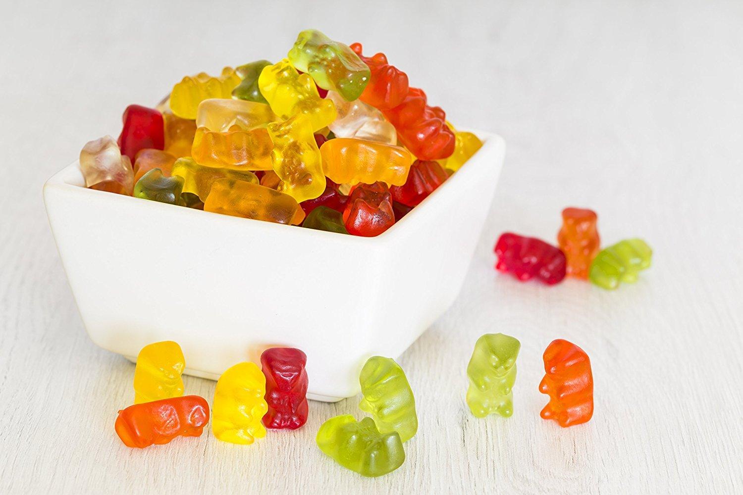 image:imageYupik Mini Gummy Worms 22 lb 352 oz GlutenFree DualColored Fruity Flavors Soft amp Chewy 2 Gummies Fun Treat Sweet Candy Delicious Snack Ideal for Gifting Holidays amp BakingFruitflavored