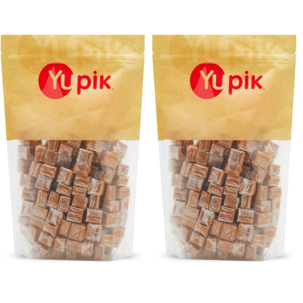 image:imageYupik Creamy Caramels 22 lb 352 oz GlutenFree Individually Wrapped SemiSoft Candies Caramel amp Vanilla Flavor Sweet Candy Delicious Snacks Ideal for Gifting Halloween amp Holidays22 Pound Pack of 2