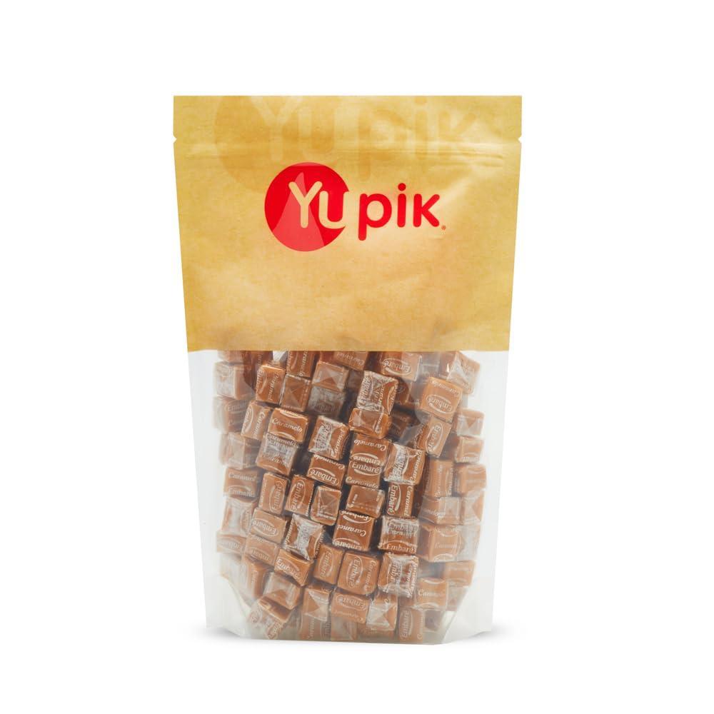 image:imageYupik Creamy Caramels 22 lb 352 oz GlutenFree Individually Wrapped SemiSoft Candies Caramel amp Vanilla Flavor Sweet Candy Delicious Snacks Ideal for Gifting Halloween amp Holidays22 Pound