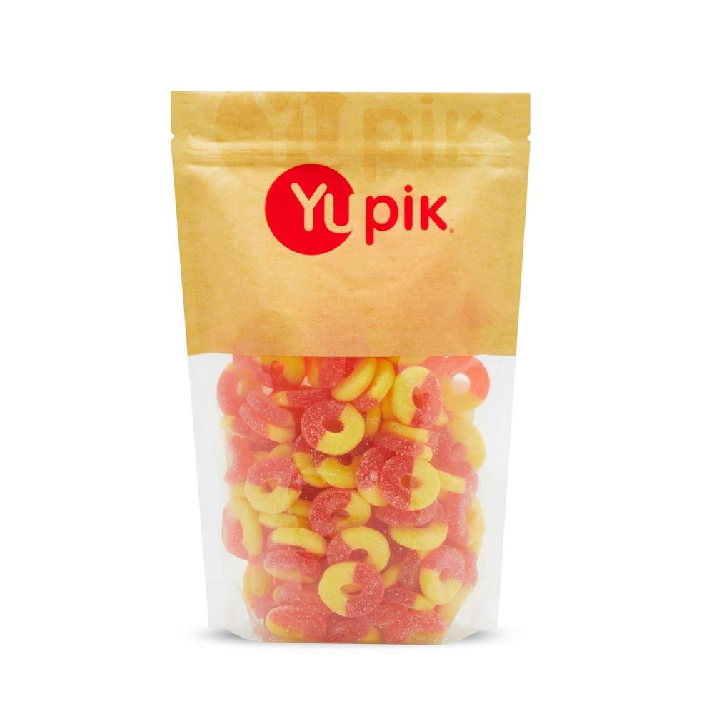 image:imageYupik Mini Gummy Worms 22 lb 352 oz GlutenFree DualColored Fruity Flavors Soft amp Chewy 2 Gummies Fun Treat Sweet Candy Delicious Snack Ideal for Gifting Holidays amp BakingSour Peach