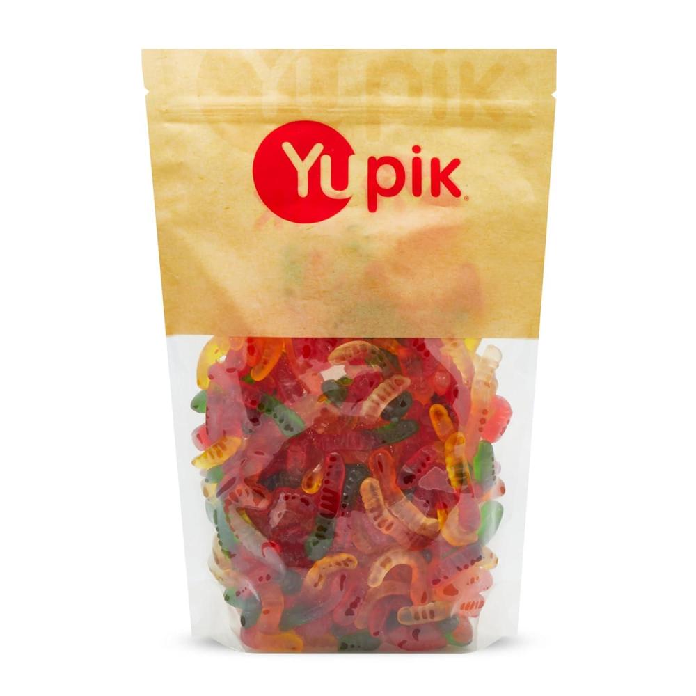image:imageYupik Mini Gummy Worms 22 lb 352 oz GlutenFree DualColored Fruity Flavors Soft amp Chewy 2 Gummies Fun Treat Sweet Candy Delicious Snack Ideal for Gifting Holidays amp BakingChocolate