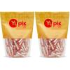Yupik Candy Rockets, 2.2 lb (35.2 oz), Gluten-Free, Multicolored Pressed Candies, Individually Wrapped, Sweet & Fruity Flavors, Trick or Treat Sweets, Delicious Snacks, Ideal for Gifting & Holidays(2.2 Pound (Pack of 2))