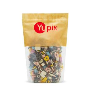 Yupik Assorted Mini Licorice Candies, 2.2 lb (35.2 oz), Natural Flavours & Colors, Mixed Shapes & Textures, Ideal Snack & Gifts(2.20 Pounds (Pack of 1))