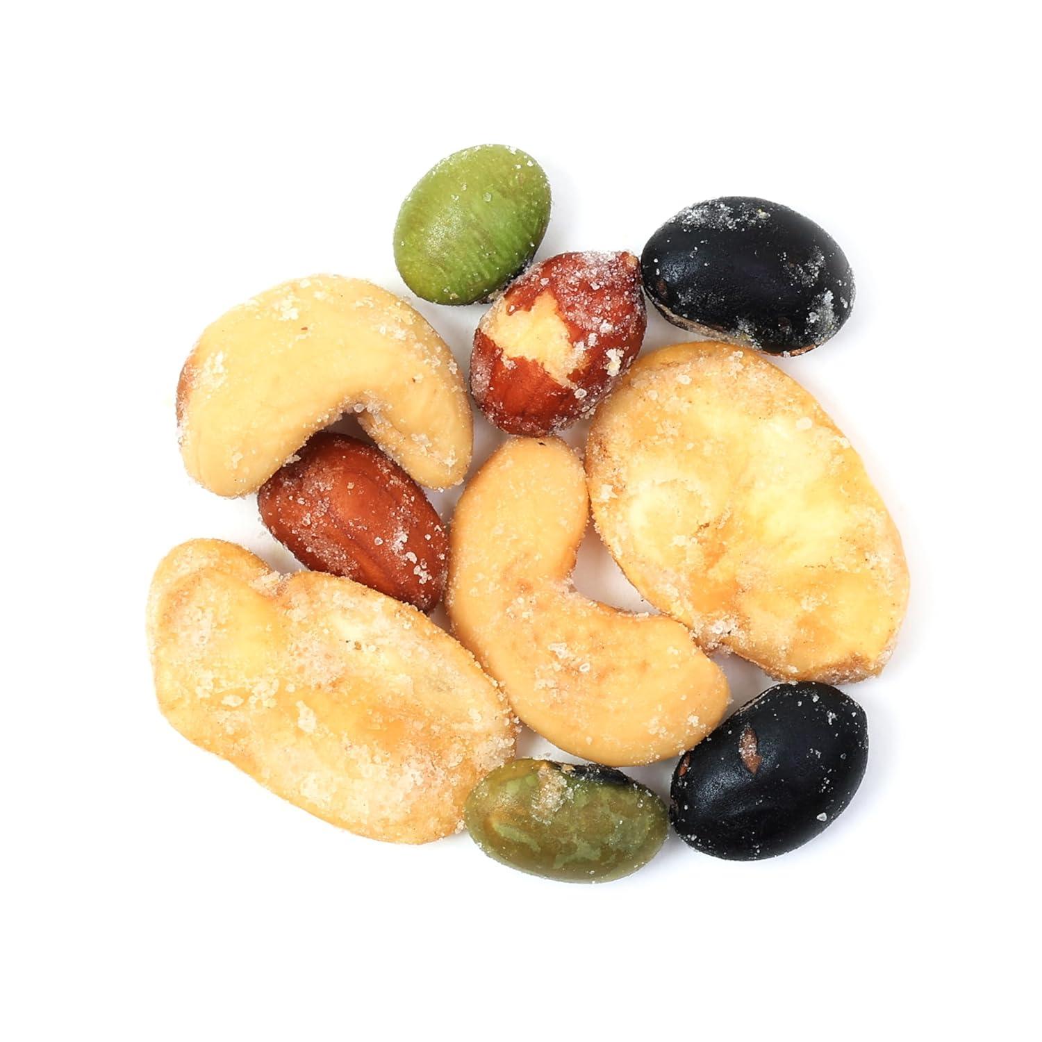 image:imageYupik Salt amp Vinegar Protein Snack Mix 16 oz 1 lb Roasted Cashews Broad Beans Edamame Soybeans amp Peanuts Tangy Trail Mix Crunchy HighProtein Snack for Hiking Salads amp Entertaining