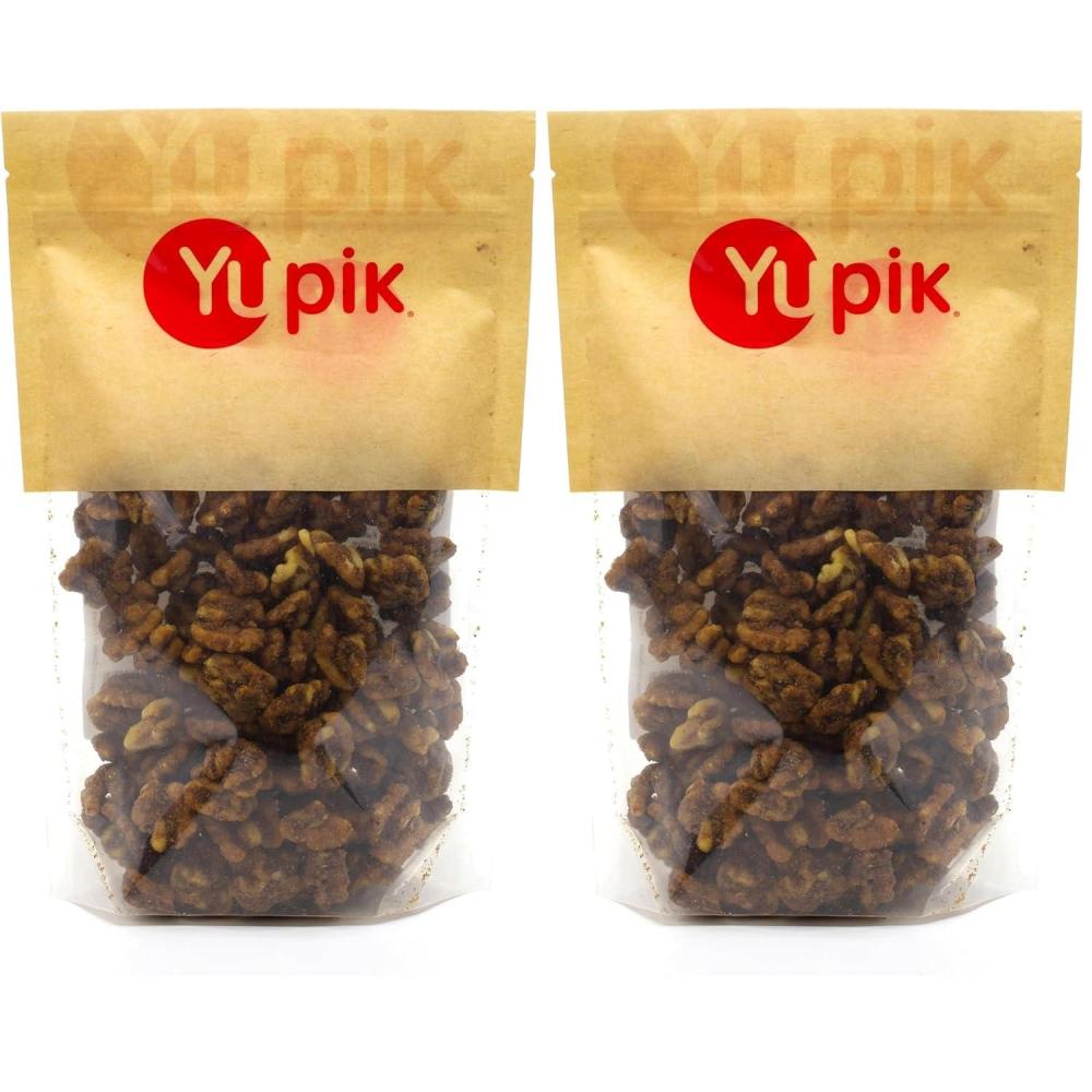 image:imageYupik Cardamom Glazed Walnuts 16 oz 1 lb InHouse Roasted Walnuts with Sweet Cardamom Coconut Sugar amp Himalayan Pink Salt Bold amp Fragrant Snack for Baking amp Entertaining197 x 79 x 304 cm Pack of 2