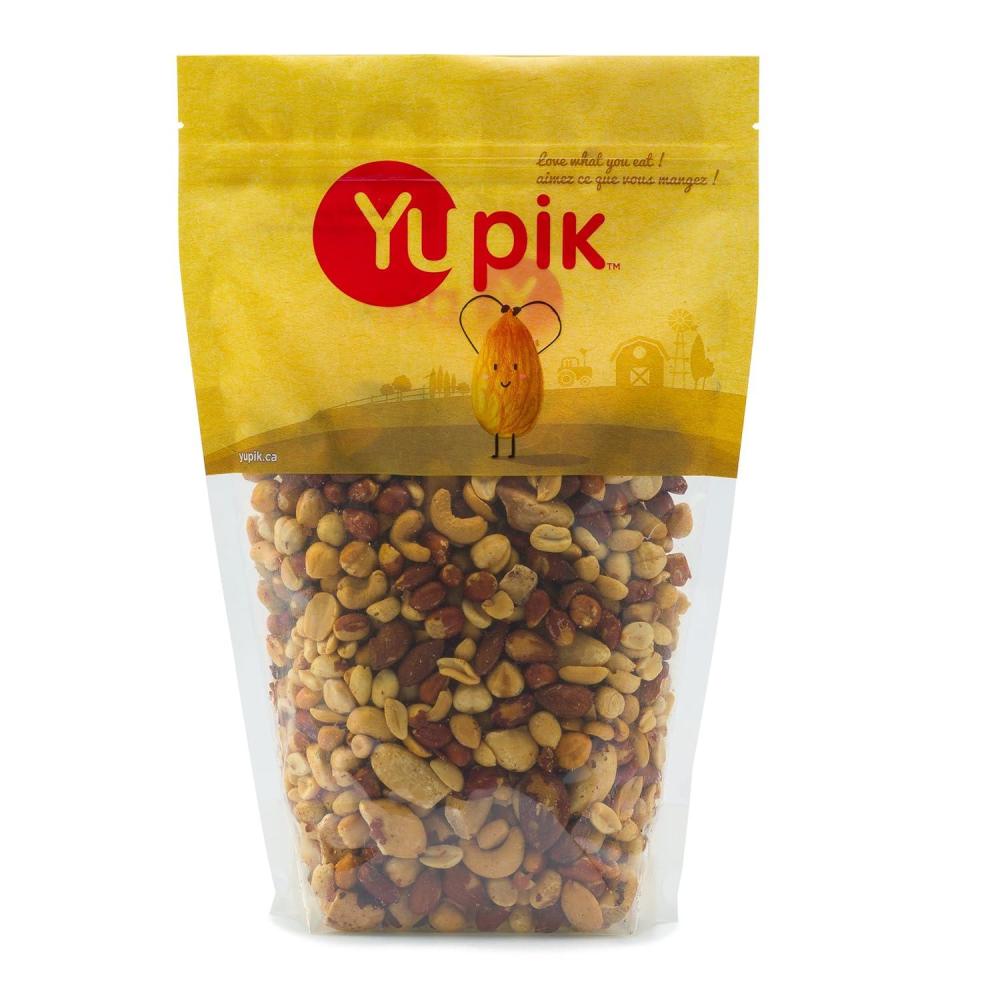 image:imageYupik Mixed Nuts 22 lb 352 oz A Blend of Roasted Peanuts Almonds Brazil Nuts Cashews amp Hazelnuts NonGMO Canola Oil Cholesterol Free Vegan Perfect for Snacking Baking amp Nutrition Bars22 Pound Pack of 6