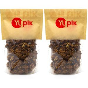 Yupik Cardamom Glazed Walnuts 16 oz (1 lb), In-House Roasted Walnuts with Sweet Cardamom, Coconut Sugar & Himalayan Pink Salt, Bold & Fragrant Snack for Baking & Entertaining(19.7 x 7.9 x 30.4 cm (Pack of 2))