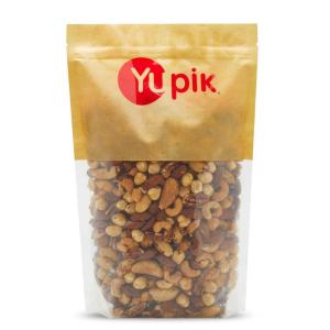 Yupik Deluxe Roasted Salted Nut Mix, 2.2 lb (35.2 oz), Vegan, Cholesterol Free, A Blend of Cashews, Brazil Nuts, Hazelnuts & Pecans, Healthy Snacks(2.2 lb (Pack of 6))